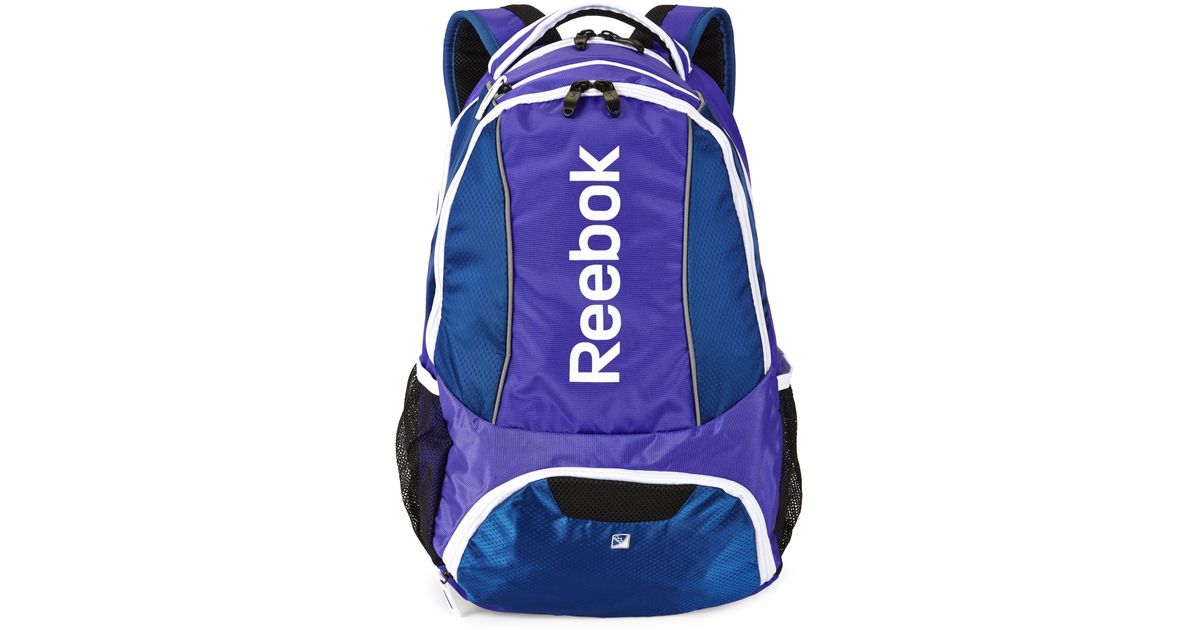 reebok backpack purple