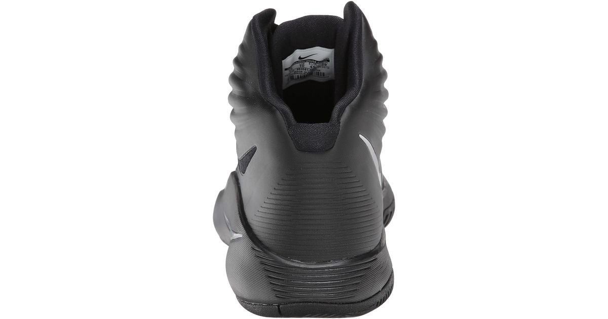 Nike Zoom Hyperfuse 2014 in Black/Metallic Silver (Black) for Men | Lyst