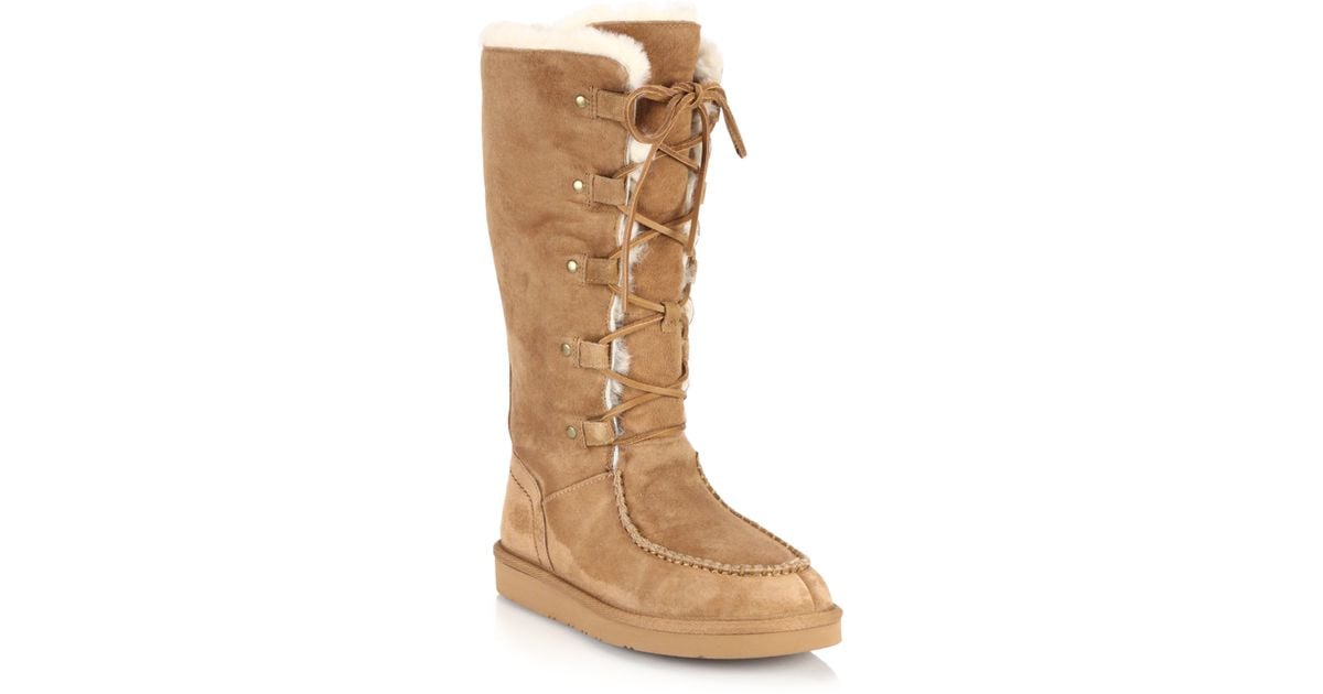 ugg boots tie up front