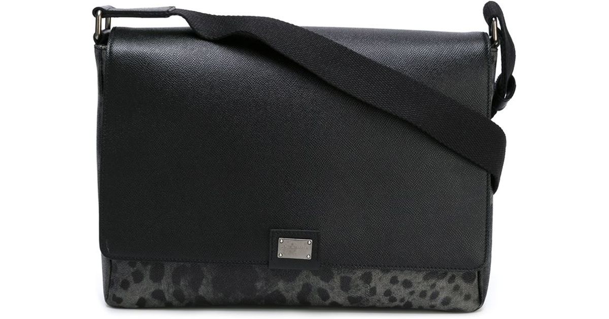 grey leopard print bag