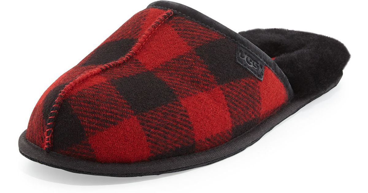 mens plaid ugg slippers