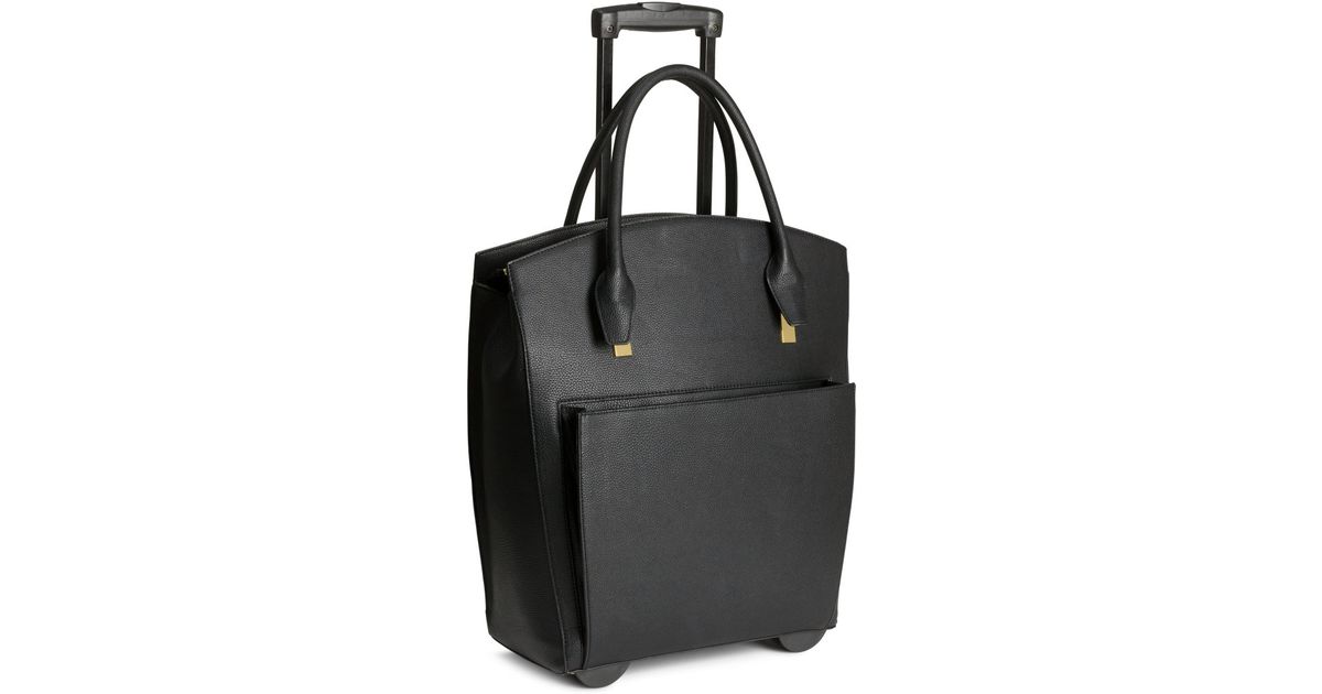 H&M Weekend Bag On Wheels in Black | Lyst Australia