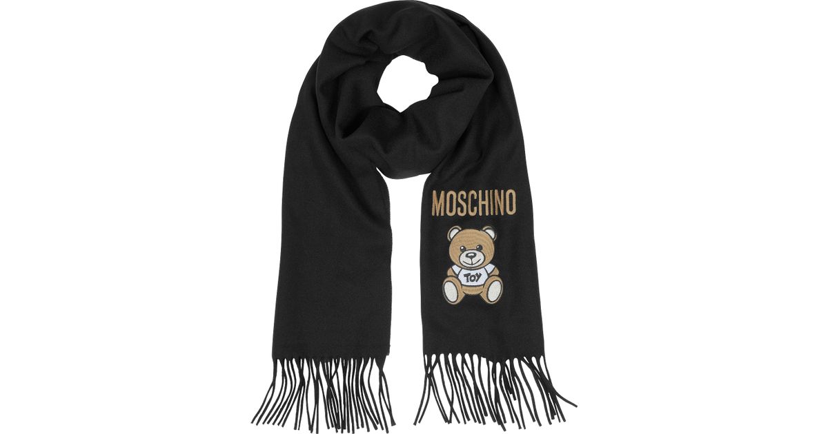 moschino teddy scarf