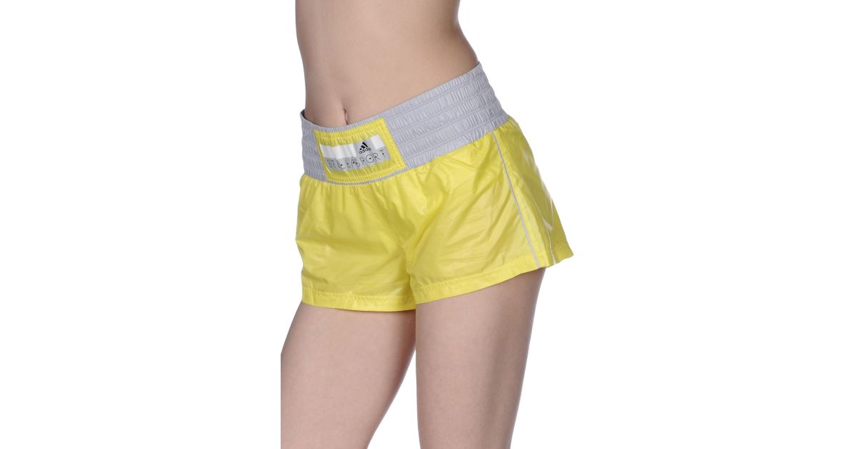 Lyst - Adidas By Stella Mccartney Shorts in Yellow