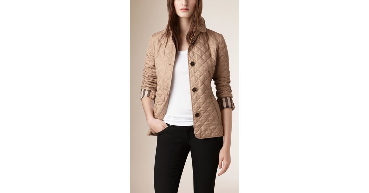 diamond quilted thermoregulated jacket