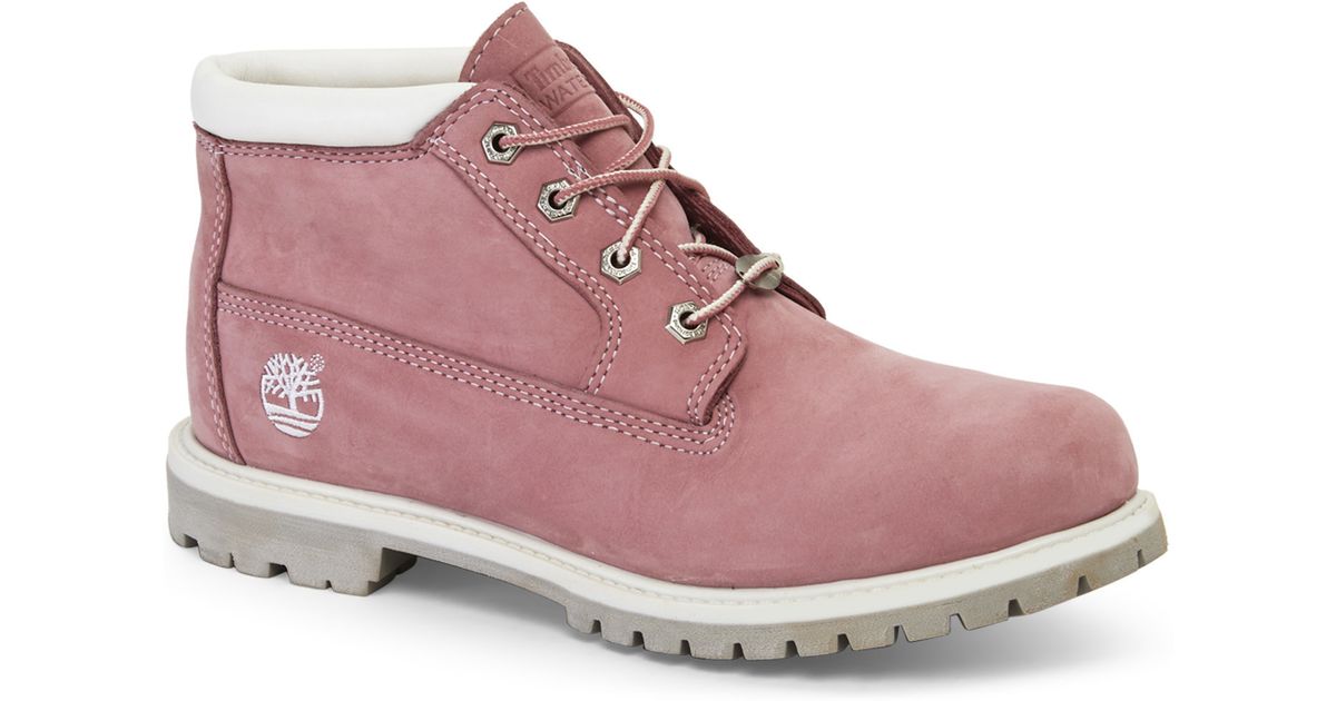 timberland pink nellie chukka boots