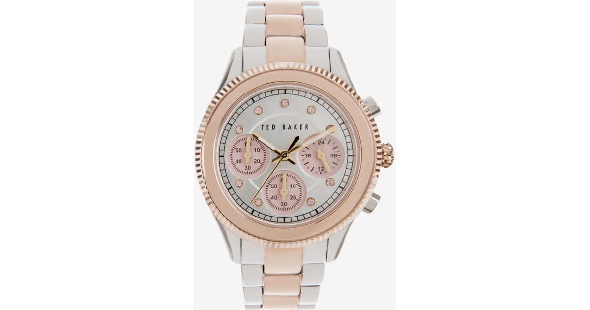 ted baker two tone watch