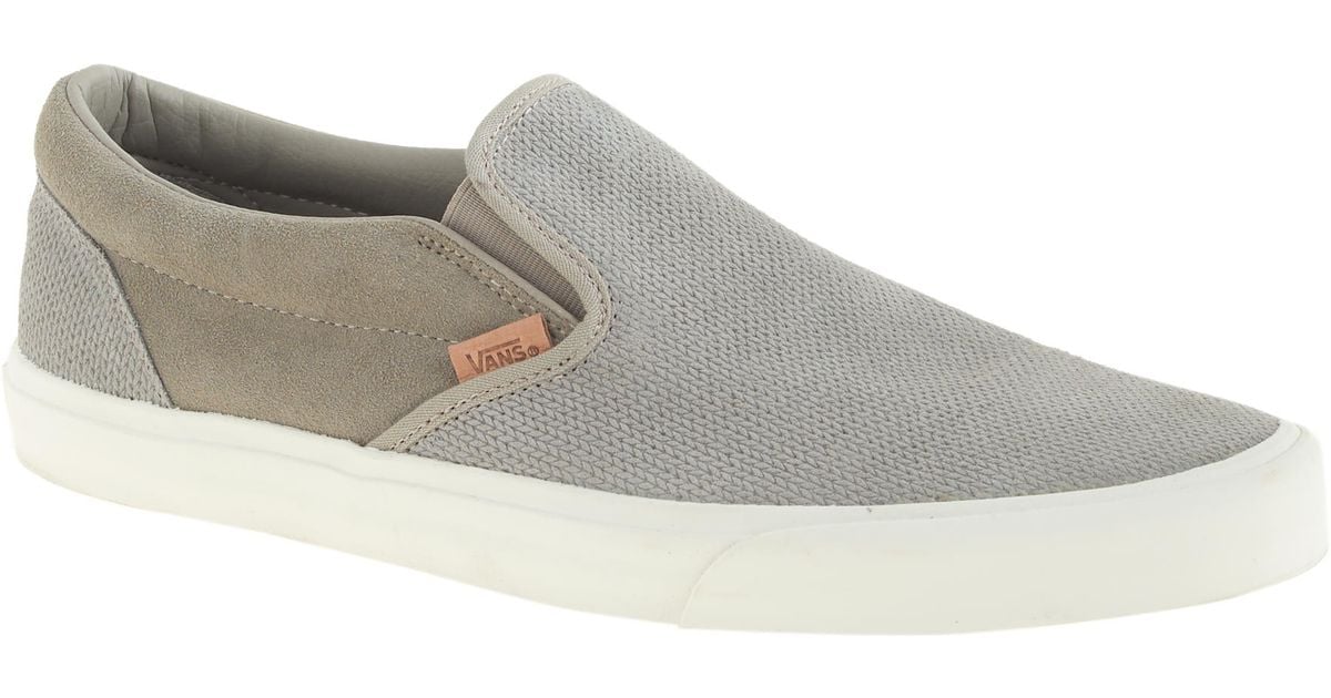 mens vans suede slip on sneakers