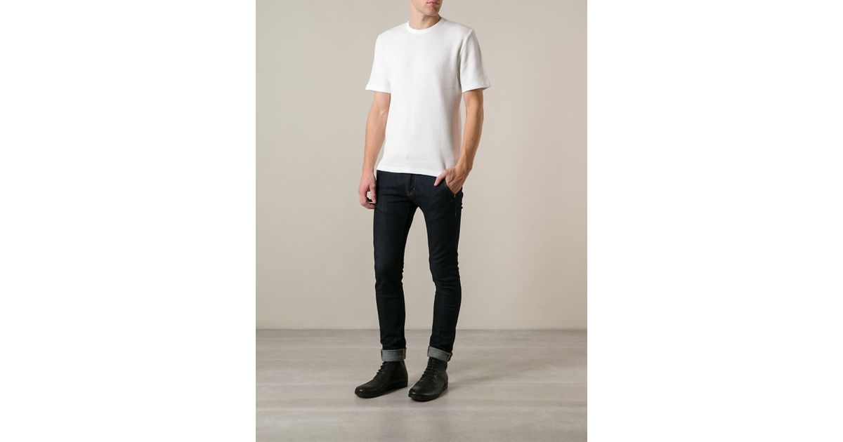 Our Legacy Textured T-Shirt in White for Men | Lyst