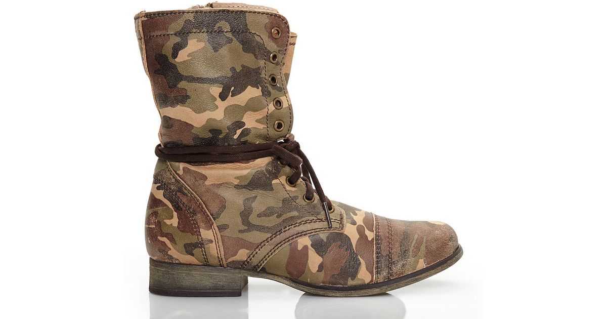 steve madden camouflage boots