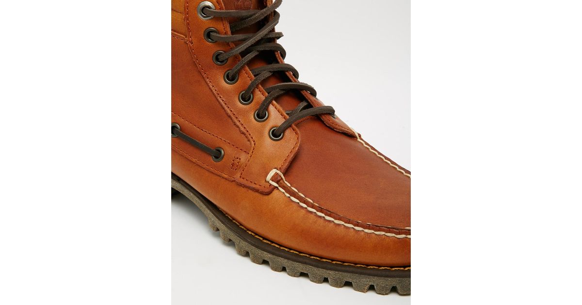 Timberland Boat Boots in Brown for Men Lyst