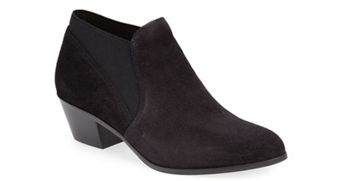 via spiga black suede booties
