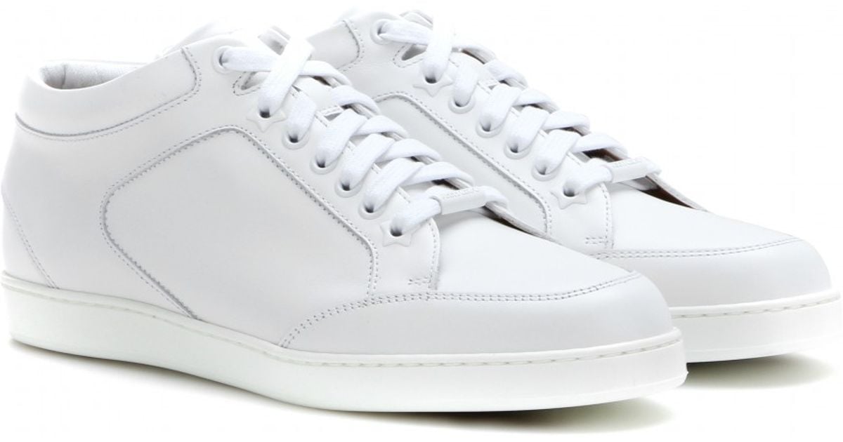 Jimmy Choo Miami Leather Sneakers in 