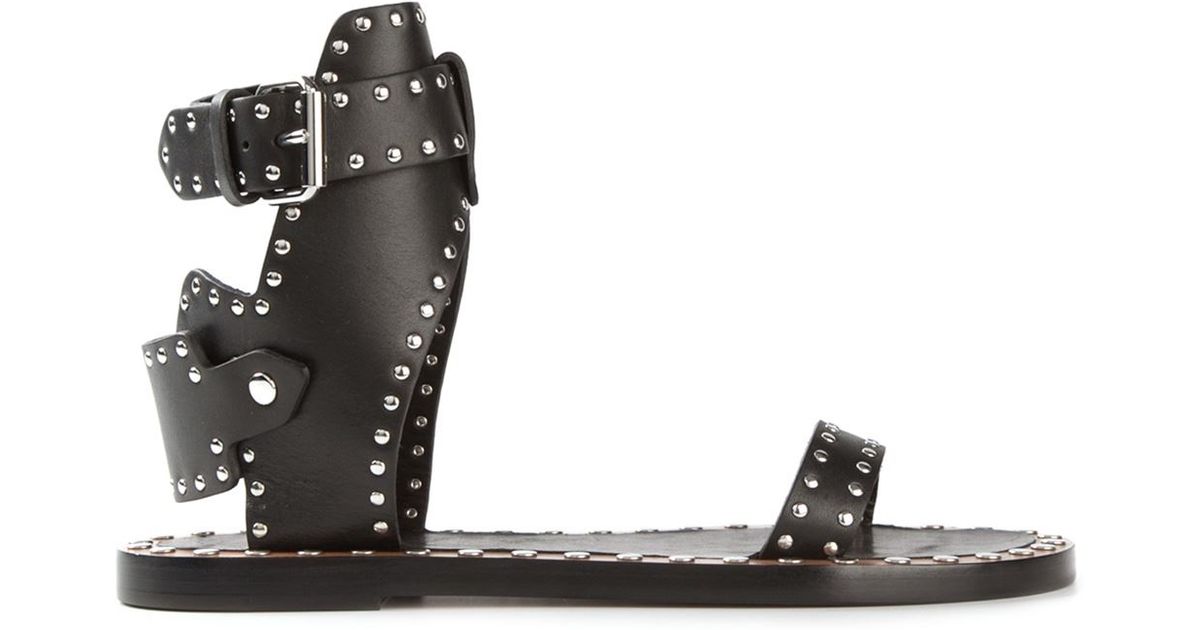 isabel marant sandals studded