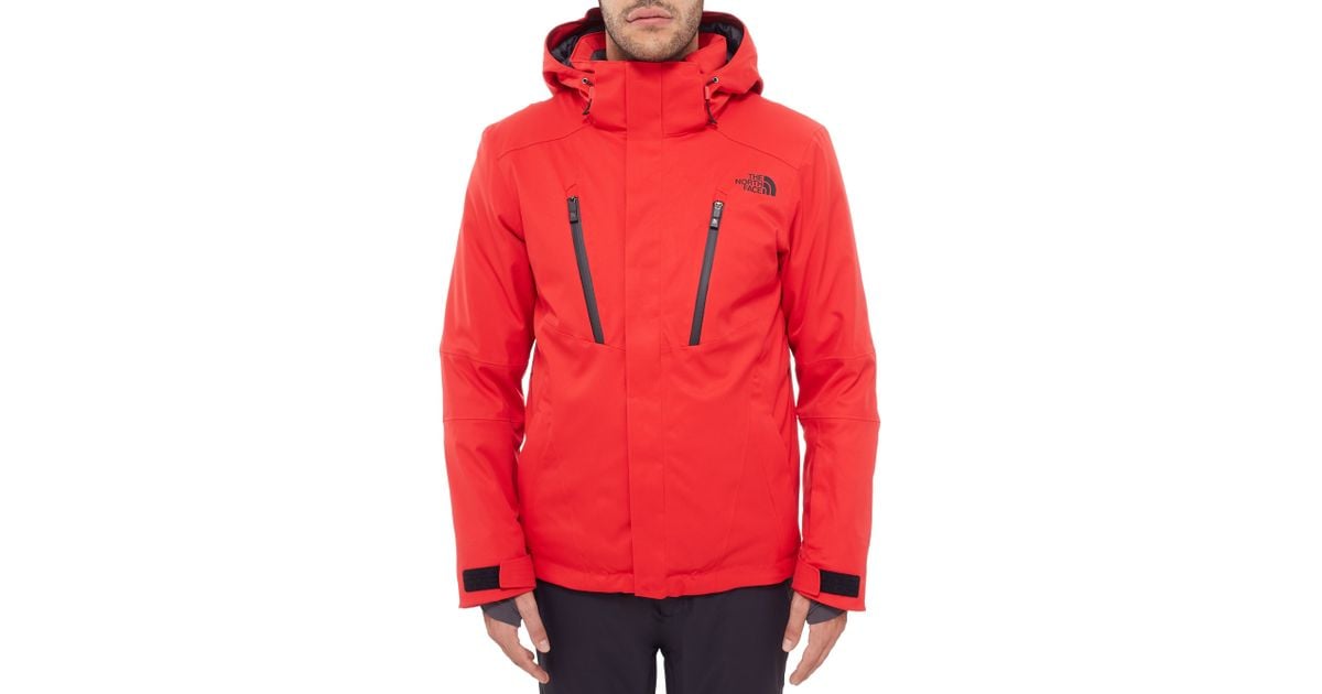 The North Face Waterproof Ravina Jacket in Red for Men | Lyst UK