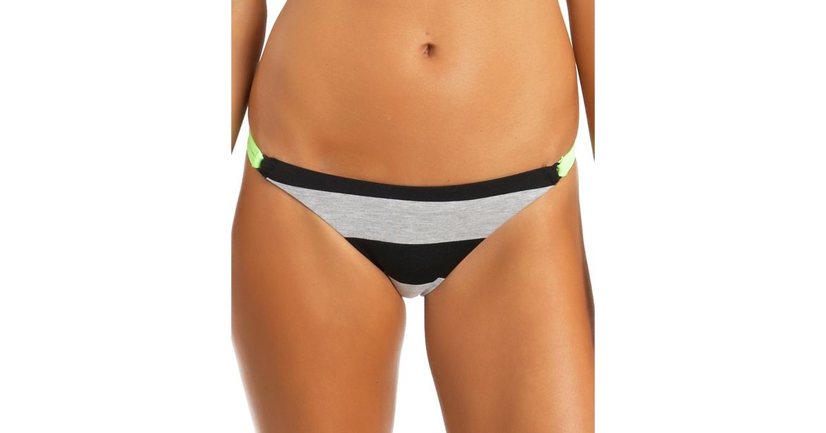 Hurley black pearl bikini Shaved pussy asian close up