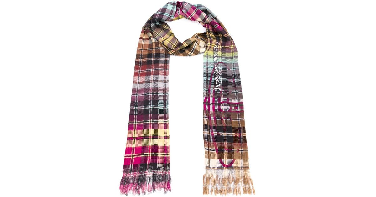 Vivienne westwood tartan scarf Clearance