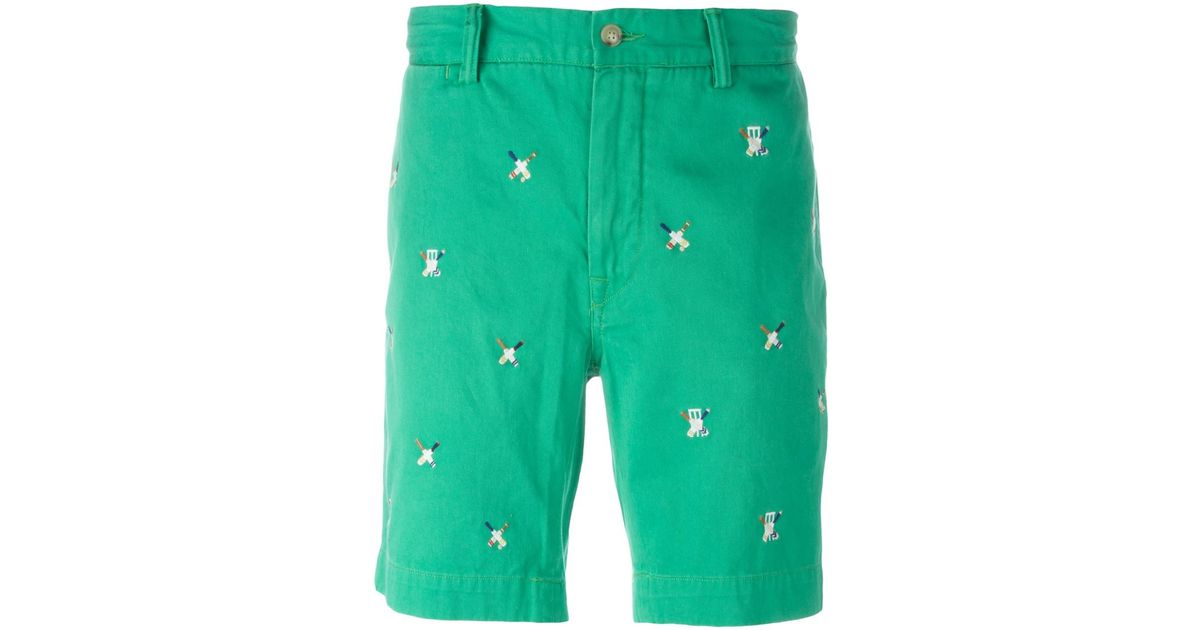 ralph lauren green shorts