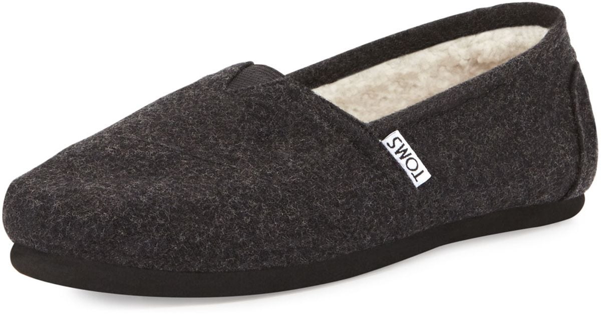 TOMS Classic Wooly Fleece-lined Slip-on 