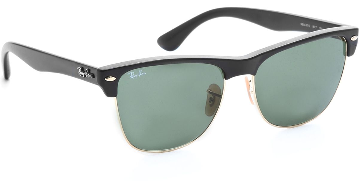 Ray-ban Oversized Clubmaster Sunglasses in Black (Black