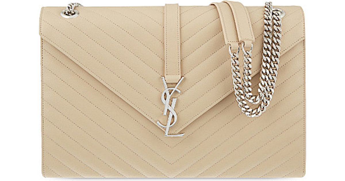 ysl monogram quilted leather shoulder bag