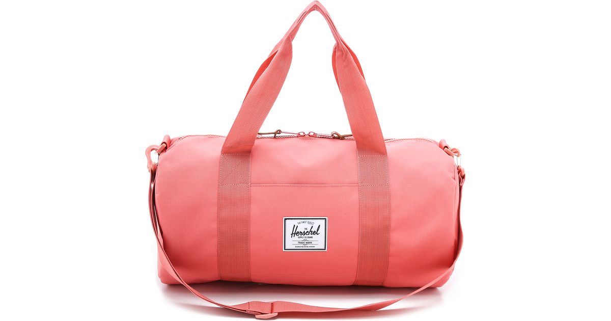 herschel duffle bag pink