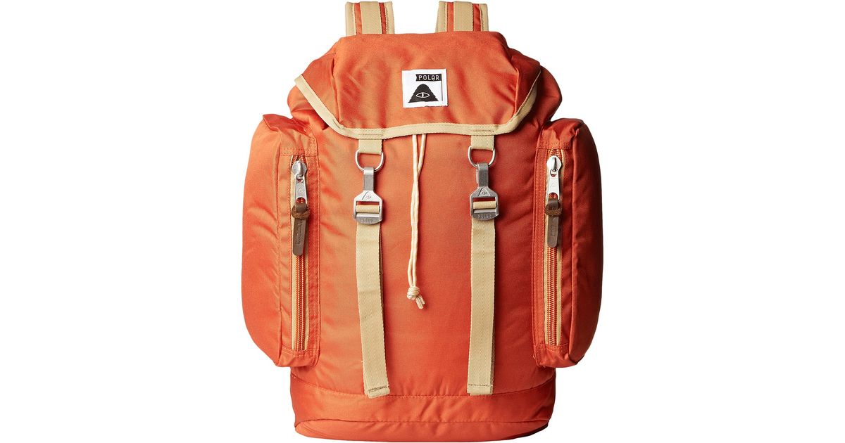 orange rucksacks