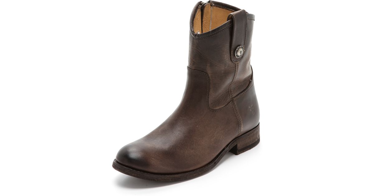 frye melissa button short boot