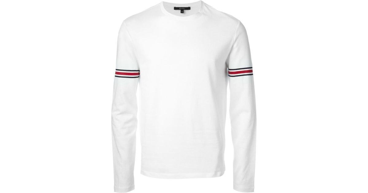 gucci white long sleeve shirt