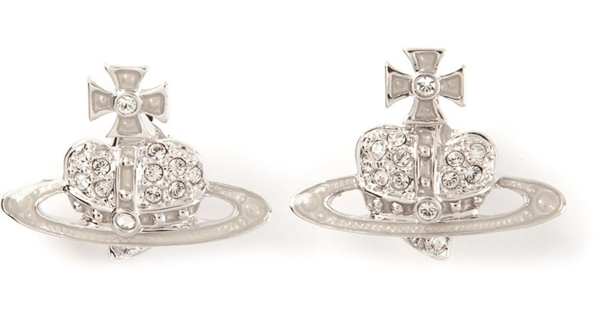 Vivienne westwood love heart earrings clearance