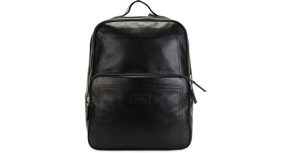 bally backpack leather
