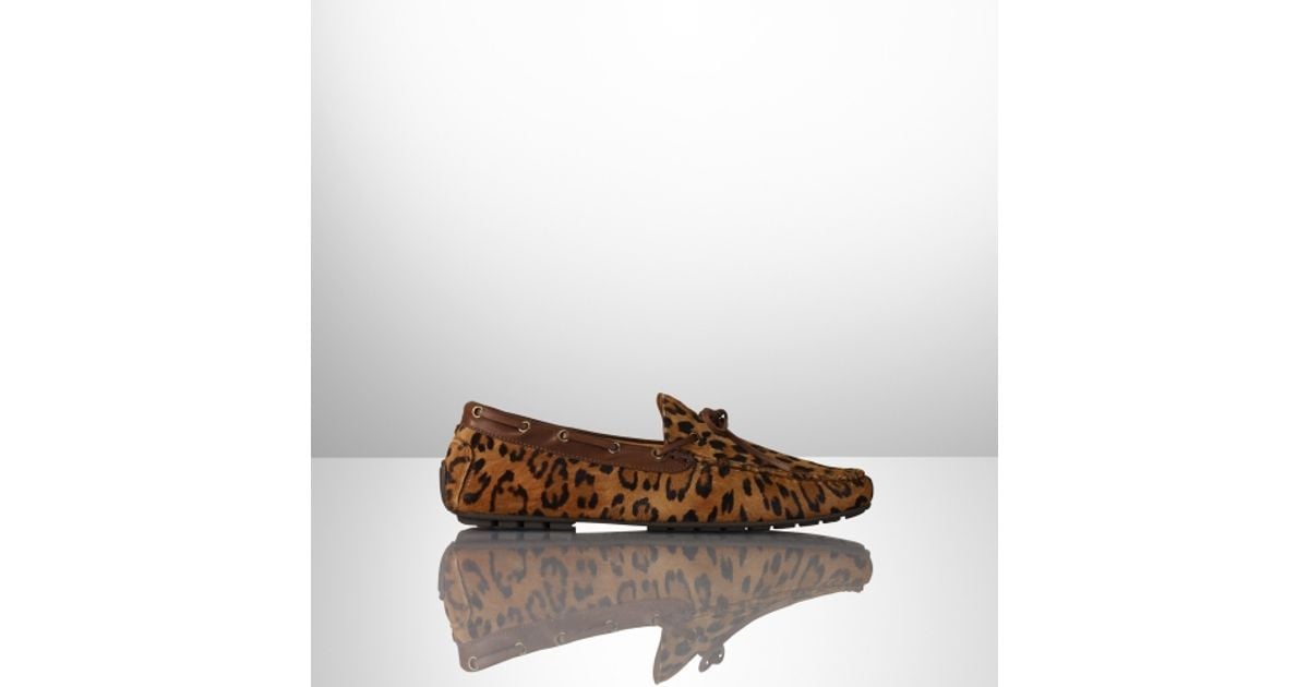 ralph lauren leopard print shoes