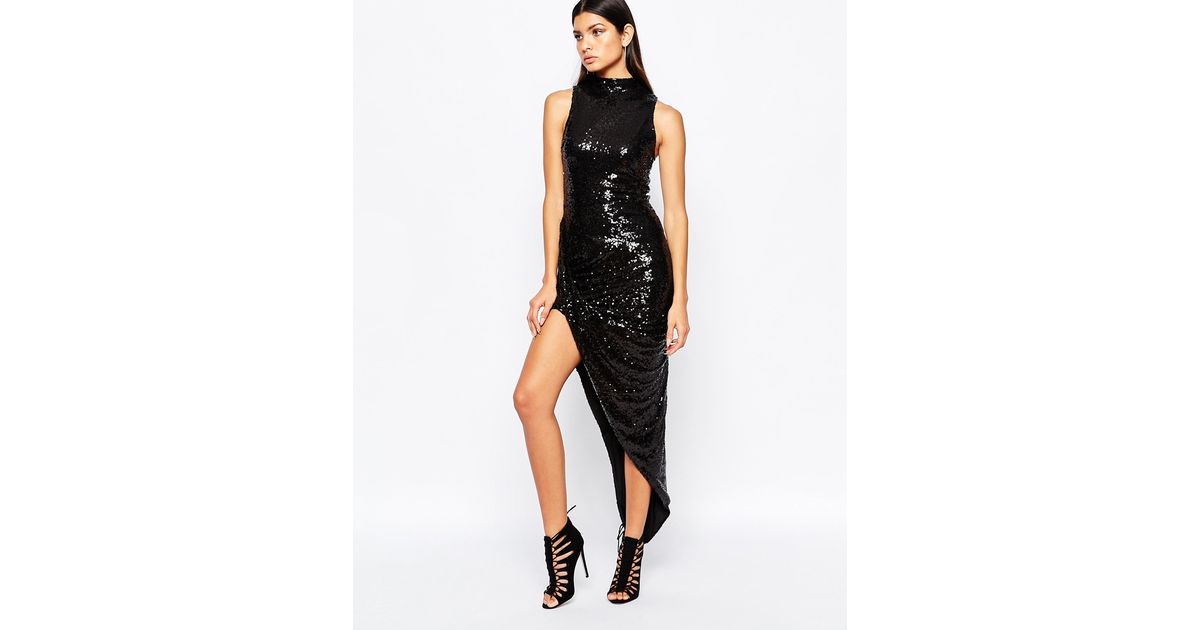 club l black sequin dress