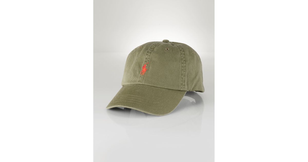 Polo Ralph Lauren Classic Baseball Cap in Green for Men - Lyst