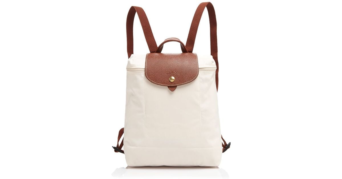 longchamp backpack white