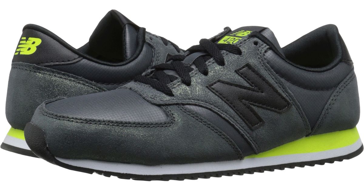 new balance 420 black leather