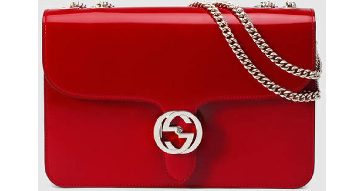 gucci interlocking bag red