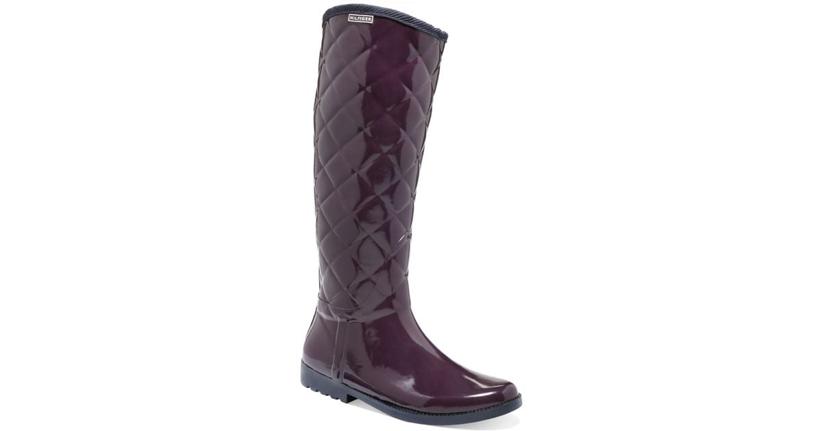 Tommy hilfiger tall rain boots sale