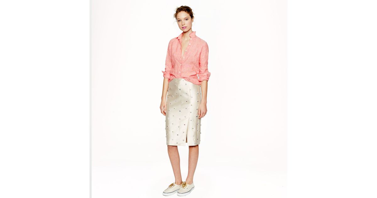 J crew womens pencil skirt cheap