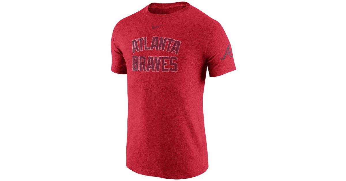 atlanta braves red jersey