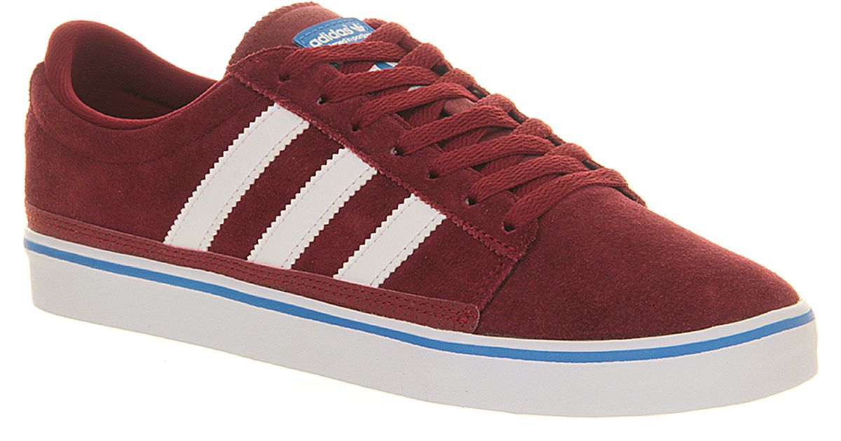 adidas Originals Rayado Low in White (Red) for Men - Lyst
