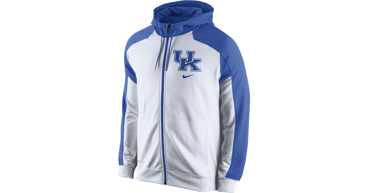 Nike Mens Kentucky Wildcats Thermafit Fullzip Hoodie in Blue for Men | Lyst