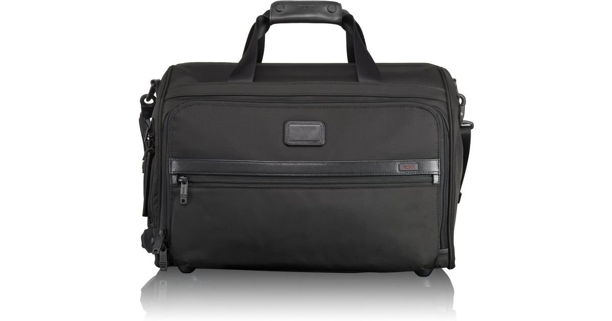 tumi framed soft duffel review