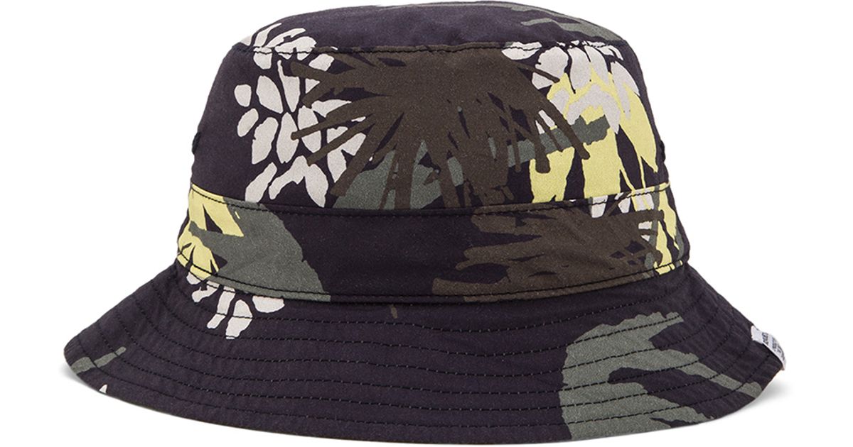 Norse Projects Reversible Flower Bucket Hat in Blue for Men Lyst