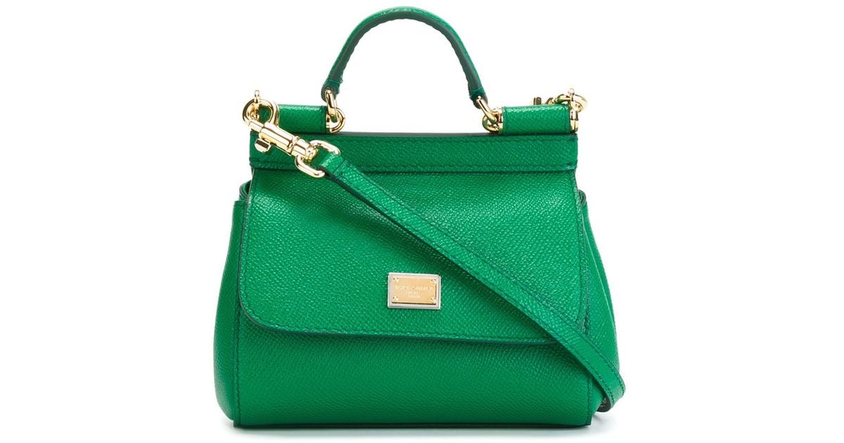 dolce and gabbana green bag