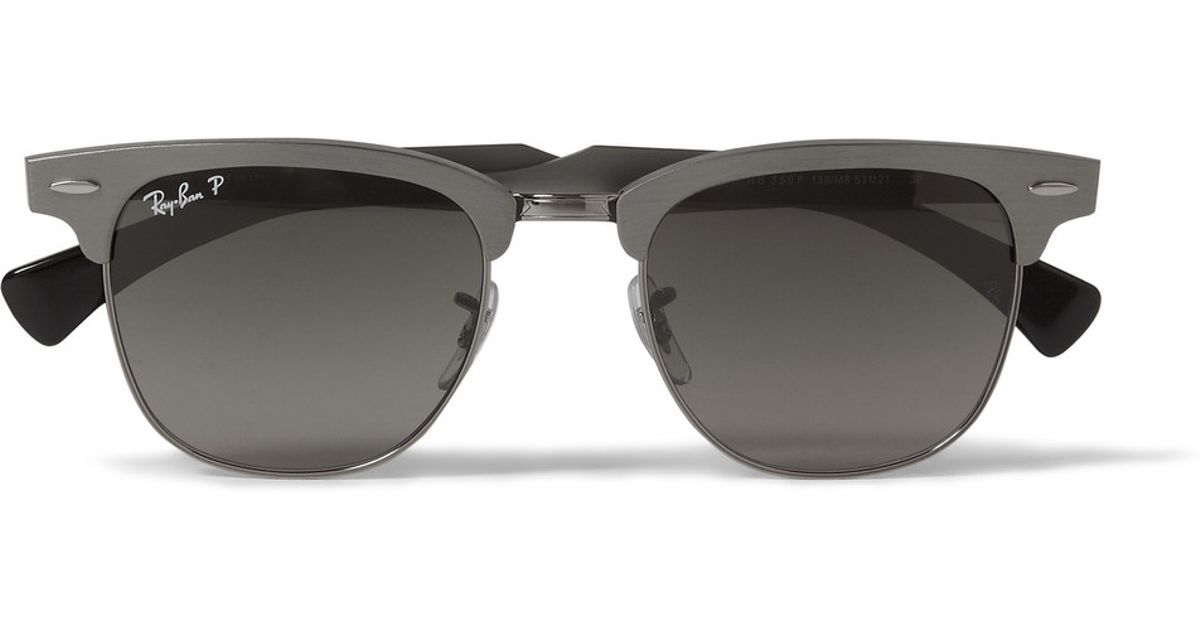 Ray-Ban Clubmaster Aluminium Sunglasses 