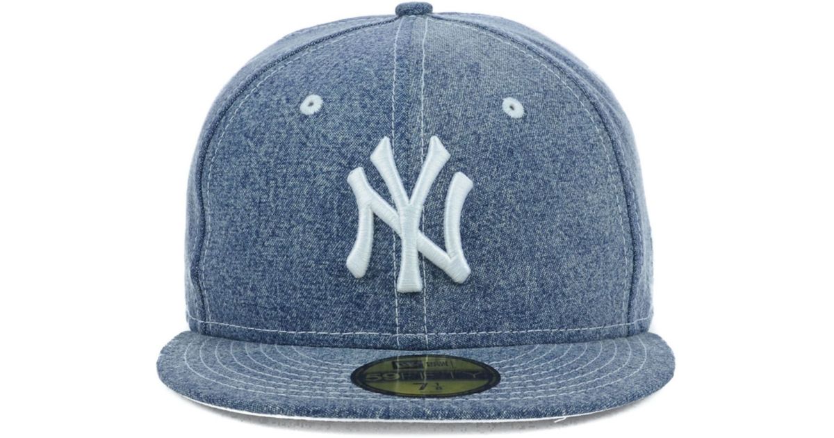 denim ny hat