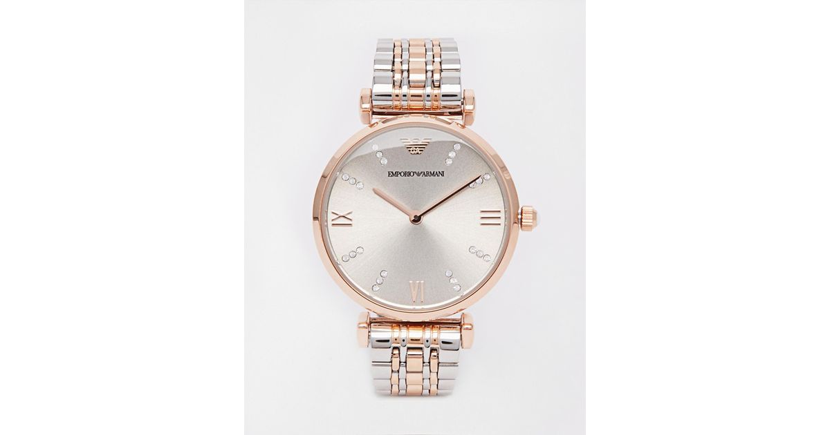 Armani two tone watch Clearance