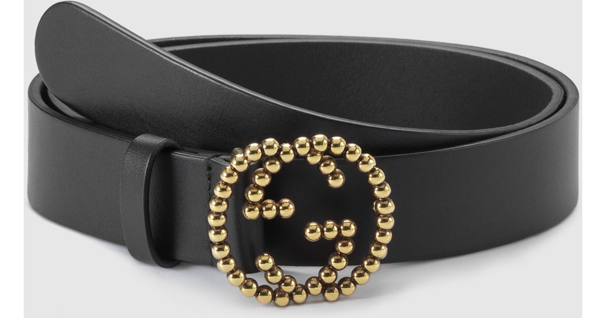 studded gucci belt