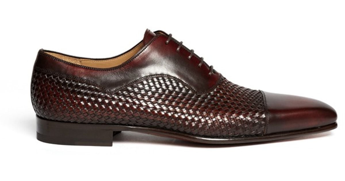 woven oxford shoes